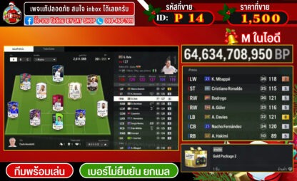 P14.ทีมพร้อมเล่น 2,611.58B